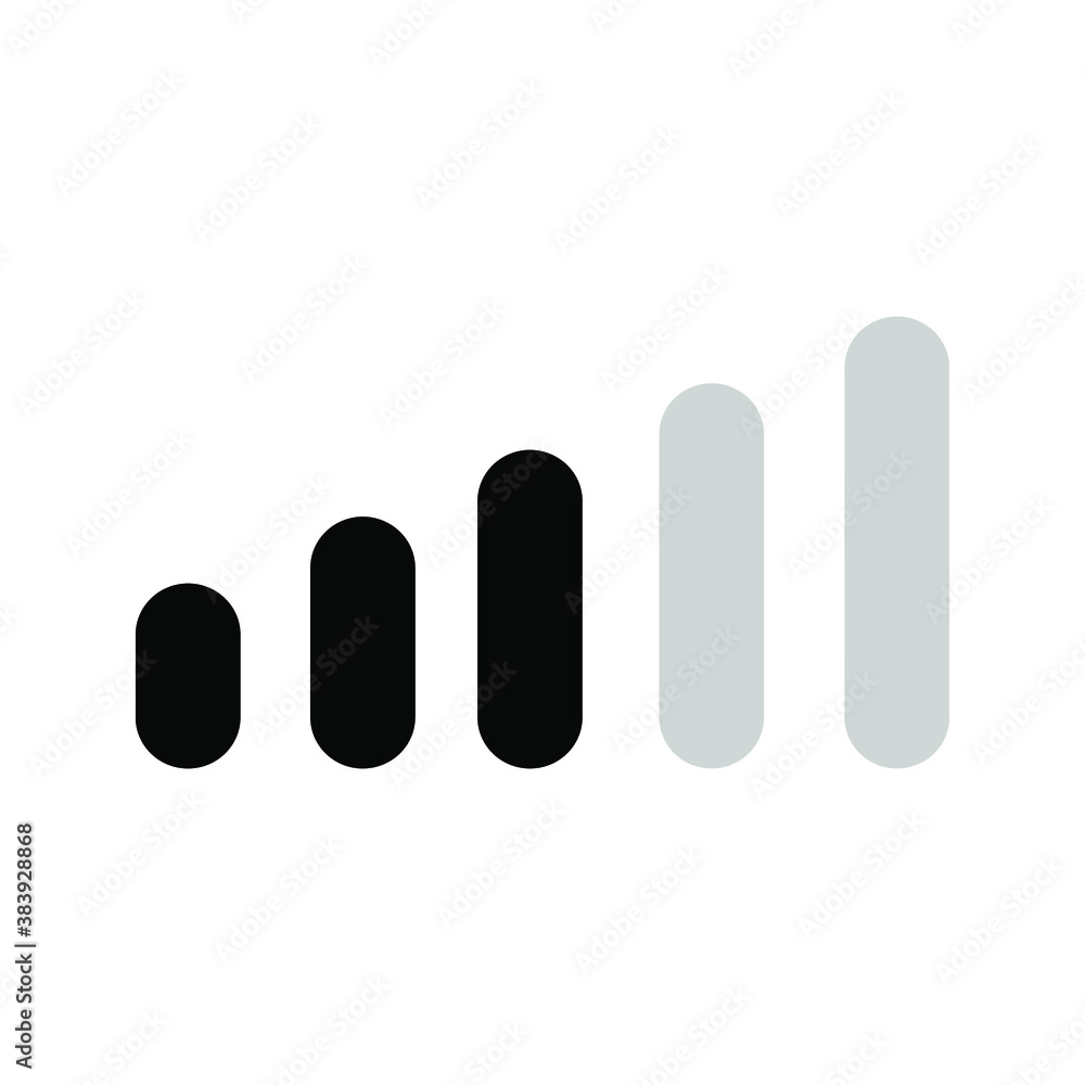 Poster isolated volume icon on a white background. speaker volume mark icon. simple sign audio volume vecto