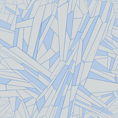vector blue broken glass texture - 383929651