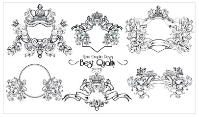 Set of elements for design