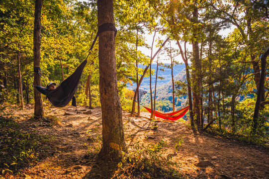 Hikers Hammock in Autumn