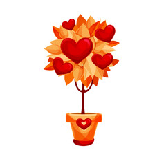 Flower in a pot