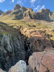 Riachuelo en el Pirineos