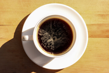 Cup Of Coffee In The Light