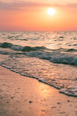 Photo of sunset at the beach