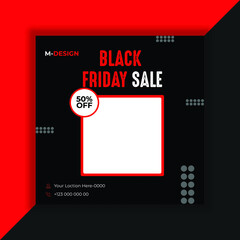 Black Friday Social Media Post template