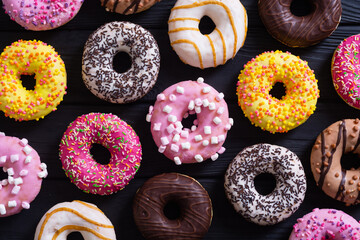 Beauty assorted donuts