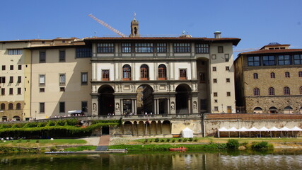 Fototapeta na wymiar Am Arno in Florenz