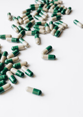 Medical pills and drugs, medicine for health care and clinical vitamin therapy 