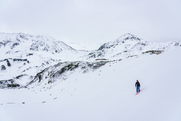 初冬の立山　山スキー