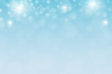Fototapeta na wymiar .Christmas background with snow and blue light abstract, winter. vector design.