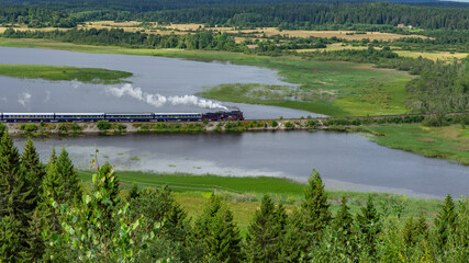 Ruskealsky Express in Karelia, Russia