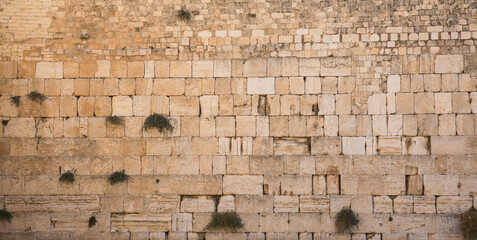 west wall in jerusalem, israel