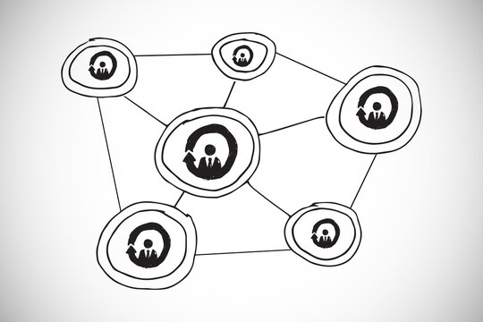 Composite image of online community doodke
