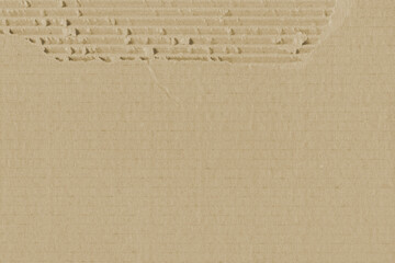 A vintage rough sheet of the carton with a gradient color. Recycled environmentally friendly retro cardboard paper texture. Simple and bright minimalist papercraft background.