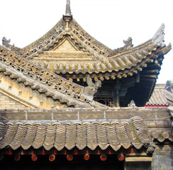 china buildings - obrazy, fototapety, plakaty