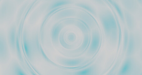 Render with rotating white with blue soft background