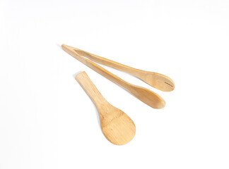 kitchen utensils on white background