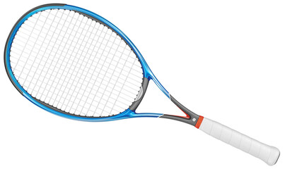 Tennis Racket Sports Blue - 383955495