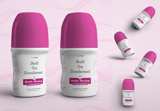 6 Roll-On Deodorant Mockups