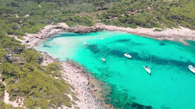 Cala Agulla sand beach Spain, Mallorca, Cala Rajada