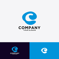 initials C logo for company