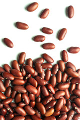 Raw red beans