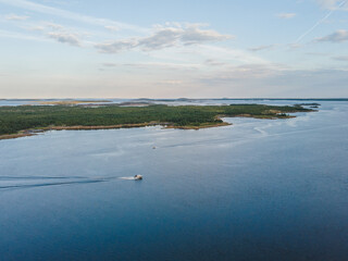 The White Sea from the sky