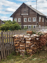 Old Russian village in Karelia