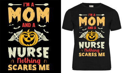 Awesome Mother Halloween T-shirt Design