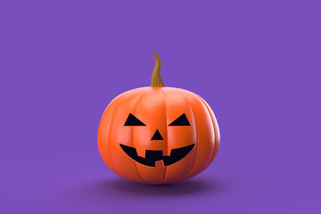 3D illustration of Halloween background