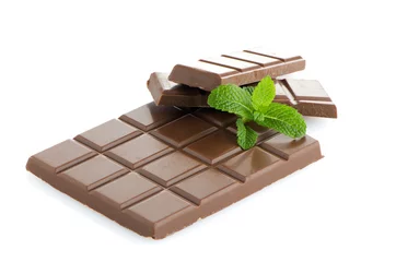 Gardinen Closeup detail of chocolate parts © Yay Images
