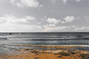 View from the coast to the Gulf of Finland