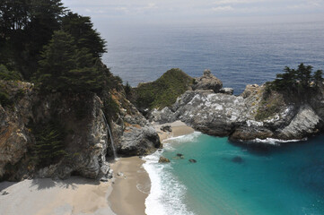 McWay Falls at Julia Pfeiffer State Park in Big Sur, California