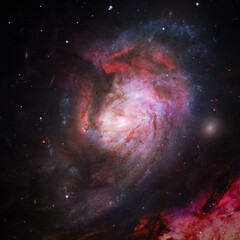 Naklejka na ściany i meble Endless universe. Elements of this image furnished by NASA