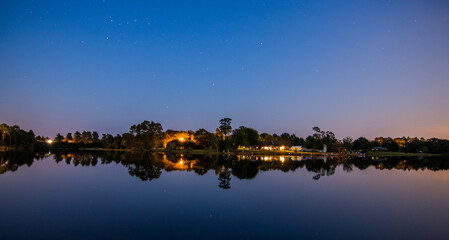 Evening lake shot from my backyard.