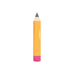 pencil icon image, flat style