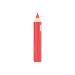 color pencil icon, flat style