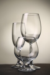 empty wine glass