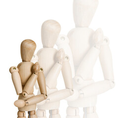 Wooden marionettes