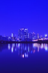 Fototapeta na wymiar 大阪北区の夜景