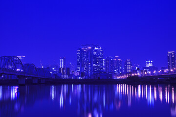 Naklejka premium 大阪北区の夜景