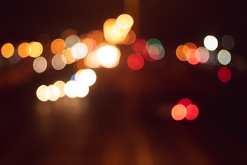 Bright red vintage lights background. bokeh. boke. unfocused