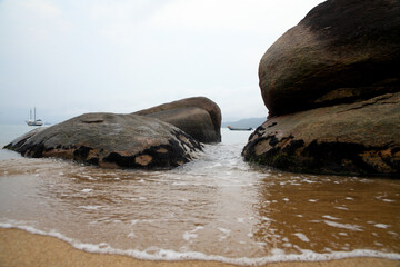 Fototapeta premium Praia da Picinguaba em Ubatuba-foto; Rogério Marques