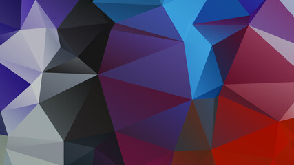 Abstract Color Polygon Background Design, Abstract Geometric Origami Style With Gradient. Presentation, Website, Backdrop, Cover, Banner, Pattern Template