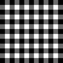 Black and white plaid design