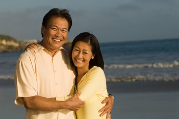 Happy Couple on Beach