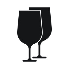 Wine icon design isolated on white background