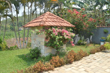 Fototapeta na wymiar house in the garden