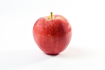 red apple isolated on white