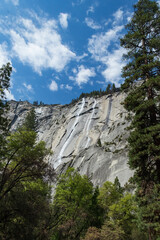 Fototapeta na wymiar Waterfalls in Yosemite National Park, California, USA